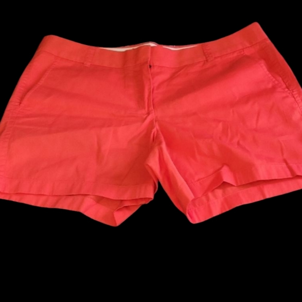 J Crew Women's Red Shorts